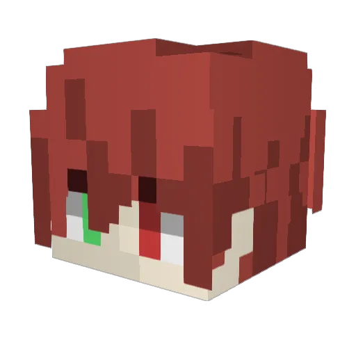keyaru12 Minecraft avatar head, 3D render