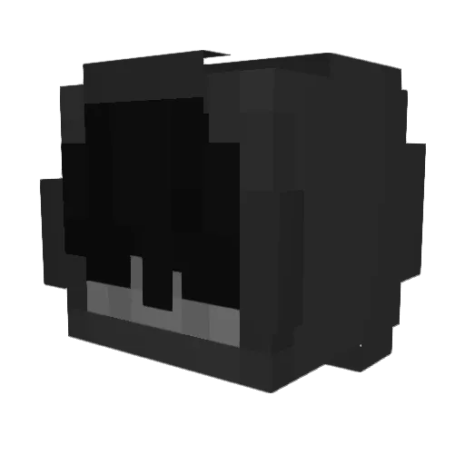 keybladeeeee Minecraft avatar head, 3D render