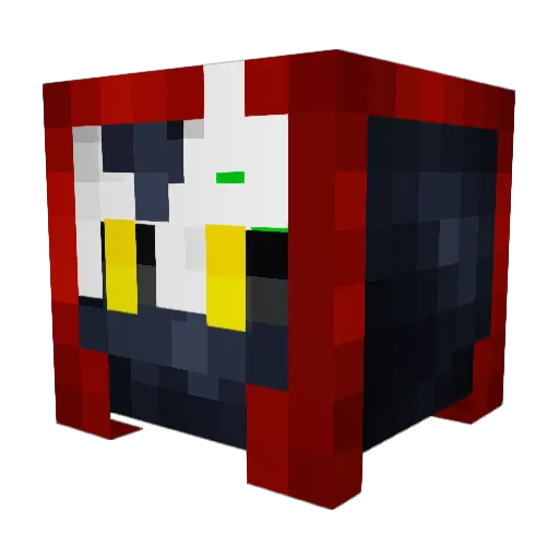keybladegamer Minecraft avatar head, 3D render