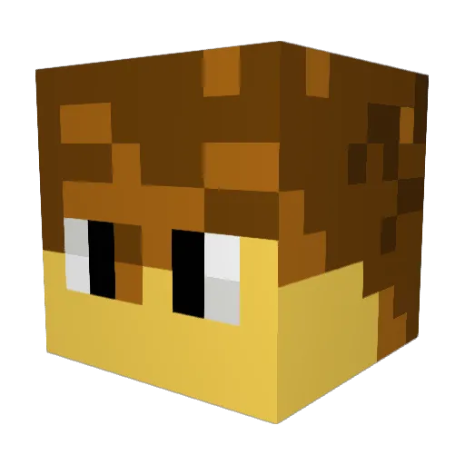 keydawg Minecraft avatar head, 3D render