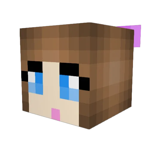 keydeer1 Minecraft avatar head, 3D render