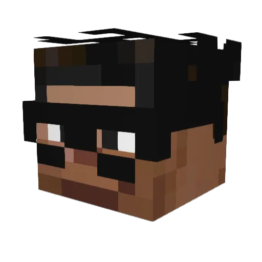 keyframecodes Minecraft avatar head, 3D render