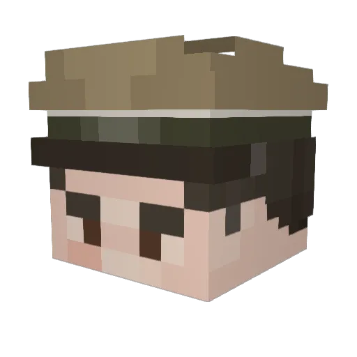 keyknob69 Minecraft avatar head, 3D render