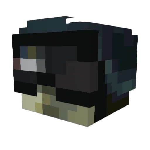 keylo217 Minecraft avatar head, 3D render