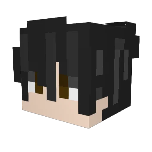 keymaster22c Minecraft avatar head, 3D render