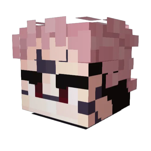 keyrotv1105 Minecraft avatar head, 3D render