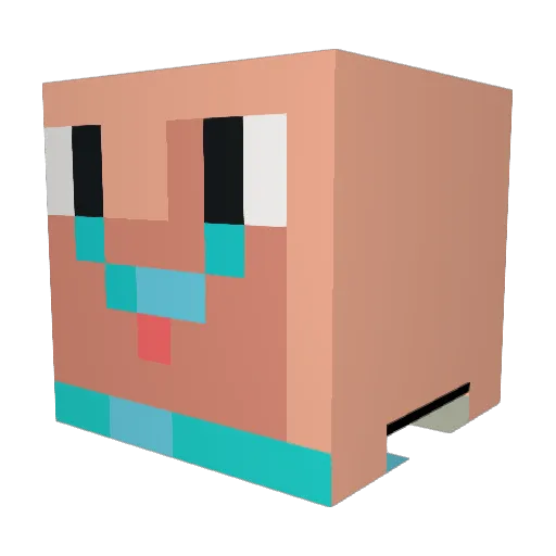 keysersoze_42 Minecraft avatar head, 3D render