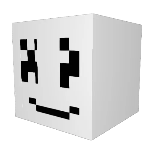 keystiel_ Minecraft avatar head, 3D render