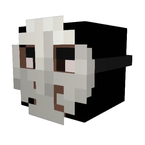 keystomylife Minecraft avatar head, 3D render
