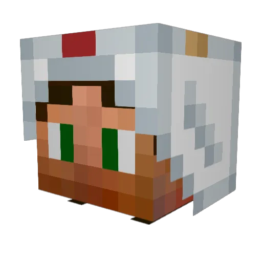 kez190 Minecraft avatar head, 3D render