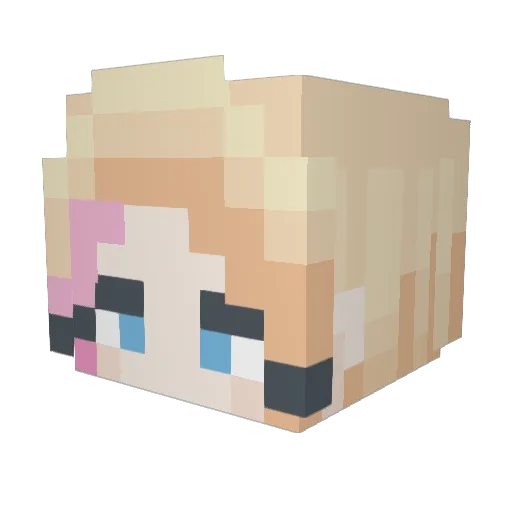 kezpez Minecraft avatar head, 3D render