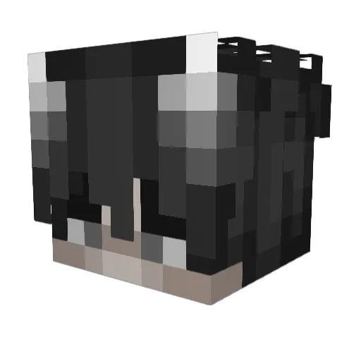 kfa1h Minecraft avatar head, 3D render