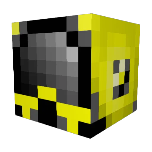 kfcchickenrun Minecraft avatar head, 3D render