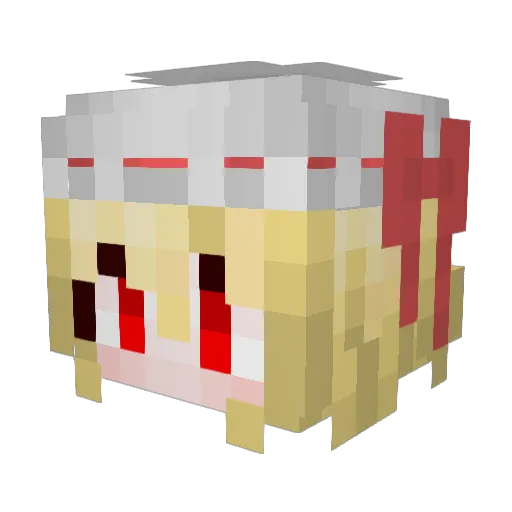kfccrazyThursday Minecraft avatar head, 3D render