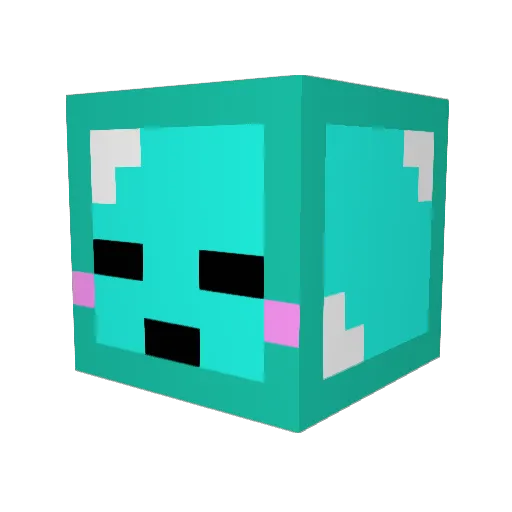 kfcindahood Minecraft avatar head, 3D render