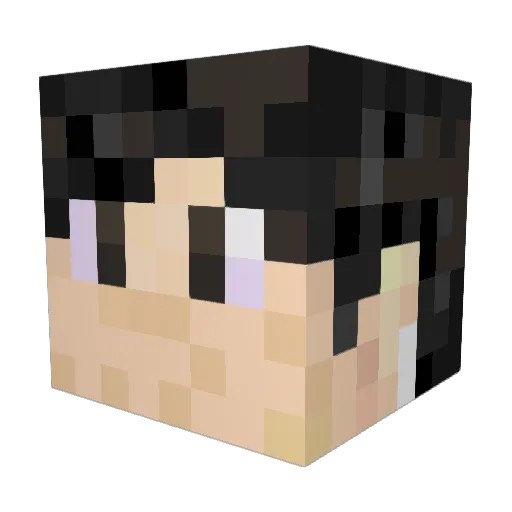 kfir44 Minecraft avatar head, 3D render