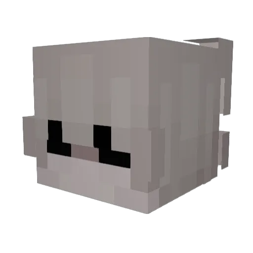 kfjg Minecraft avatar head, 3D render