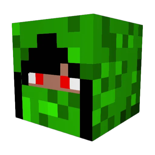 kgrudz Minecraft avatar head, 3D render