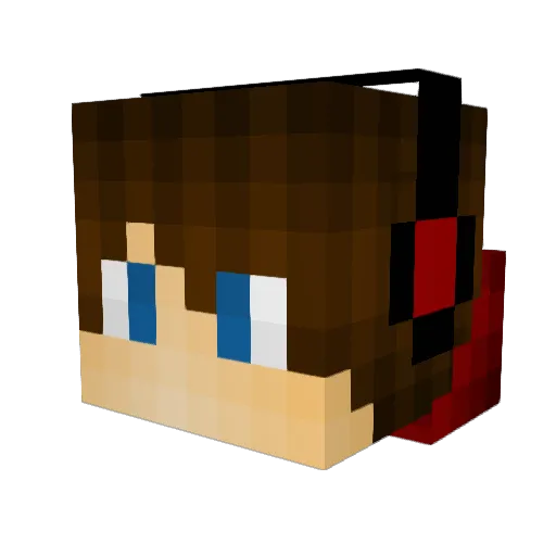 kgty20 Minecraft avatar head, 3D render