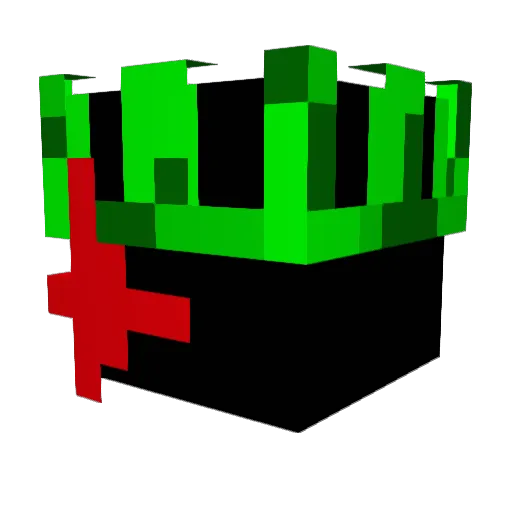 kgwr Minecraft avatar head, 3D render