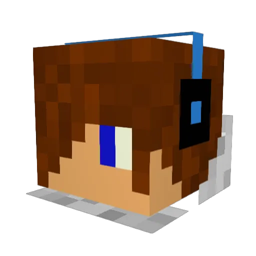 kh2tree Minecraft avatar head, 3D render