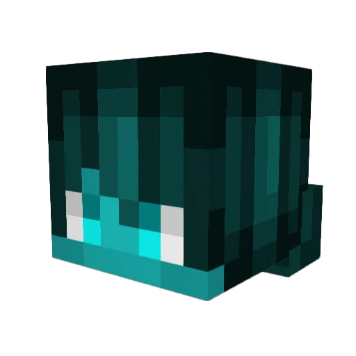 khaalix Minecraft avatar head, 3D render