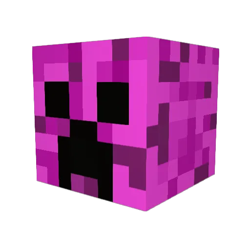 khabta Minecraft avatar head, 3D render