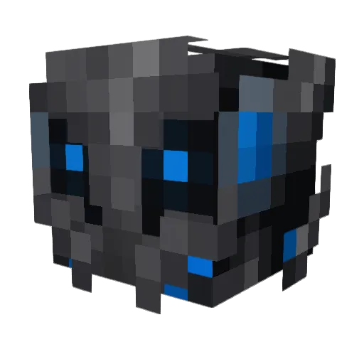 khaeops Minecraft avatar head, 3D render