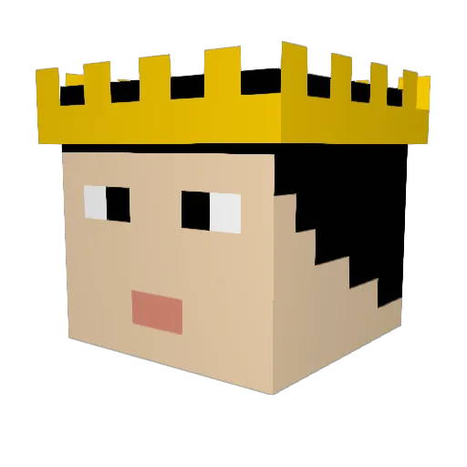 khaldor73 Minecraft avatar head, 3D render