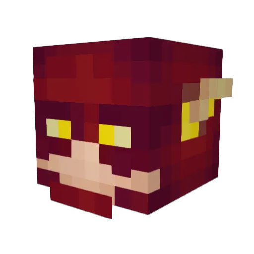 khaled505 Minecraft avatar head, 3D render