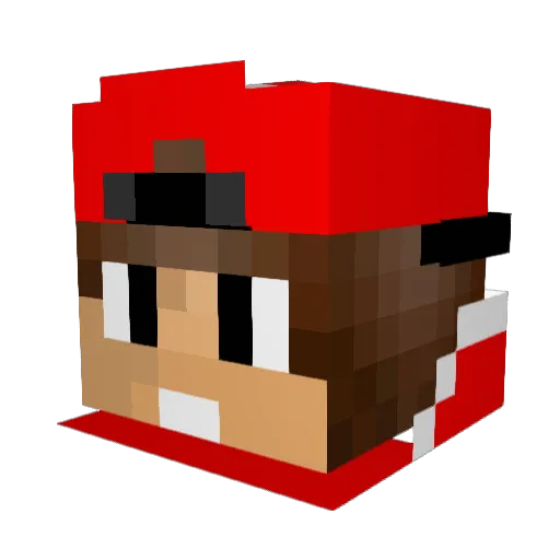 khaled_aldhafiri Minecraft avatar head, 3D render