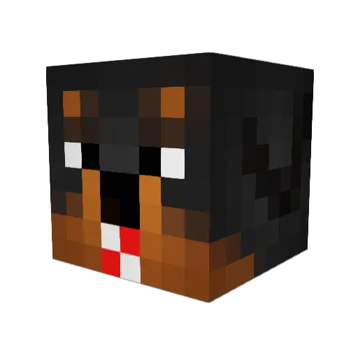 khalid298 Minecraft avatar head, 3D render