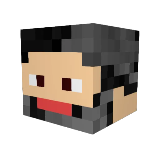 khalido_O Minecraft avatar head, 3D render