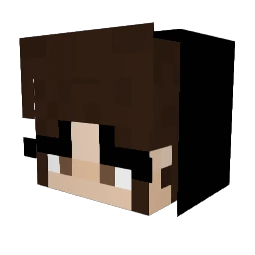 khaliiio Minecraft avatar head, 3D render