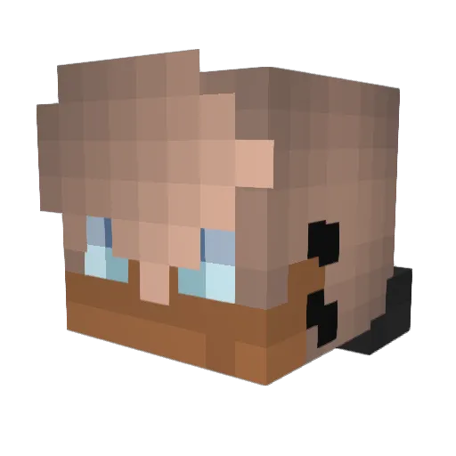 khanSPIRACY75 Minecraft avatar head, 3D render