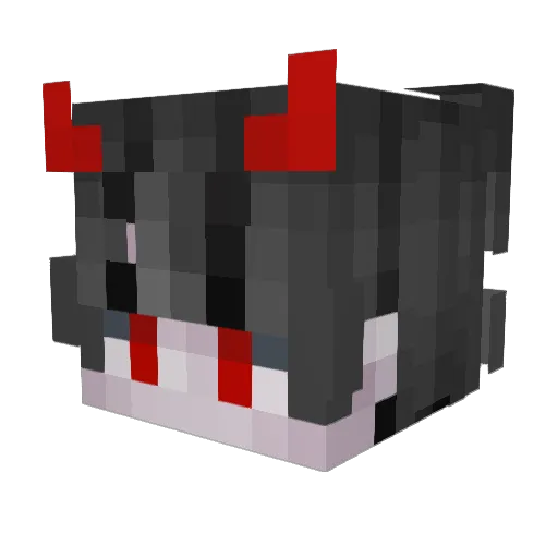 khanathy Minecraft avatar head, 3D render