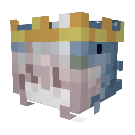 khanh12heee Minecraft avatar head, 3D render