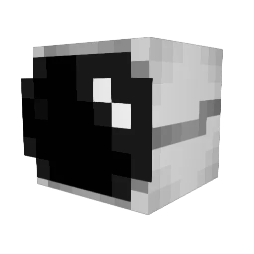 khanoj Minecraft avatar head, 3D render