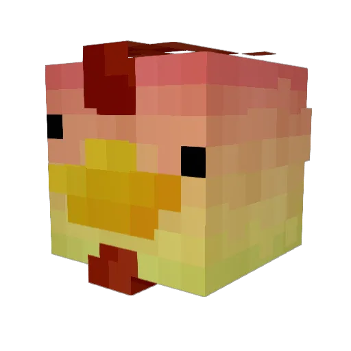khaos951 Minecraft avatar head, 3D render