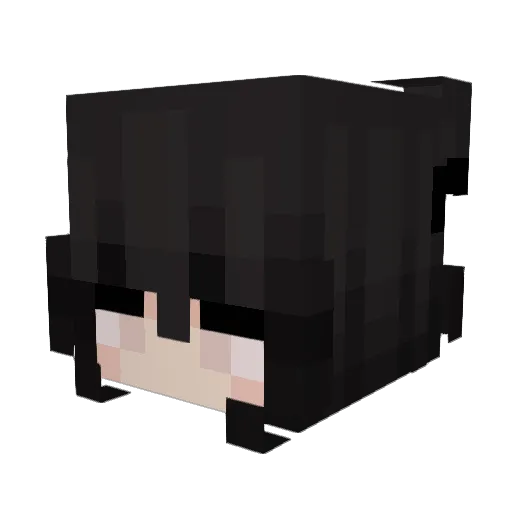 kharanater Minecraft avatar head, 3D render