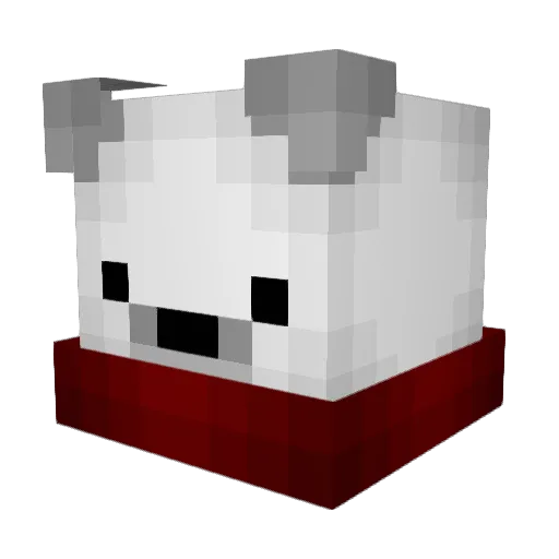 khawmonkai Minecraft avatar head, 3D render