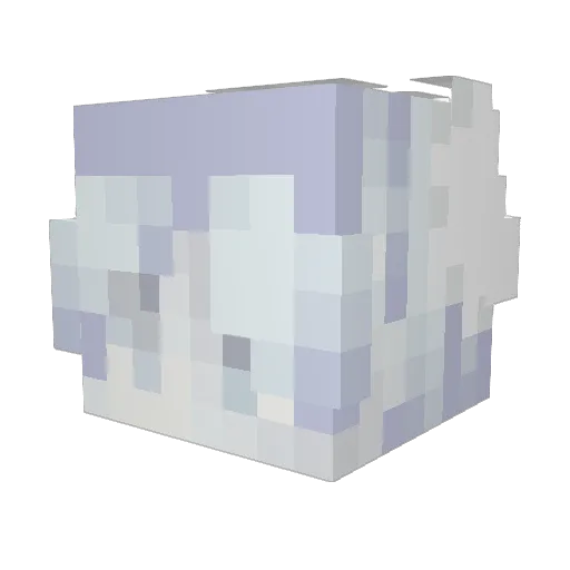 khaytrix Minecraft avatar head, 3D render