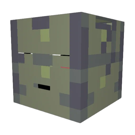khc48 Minecraft avatar head, 3D render