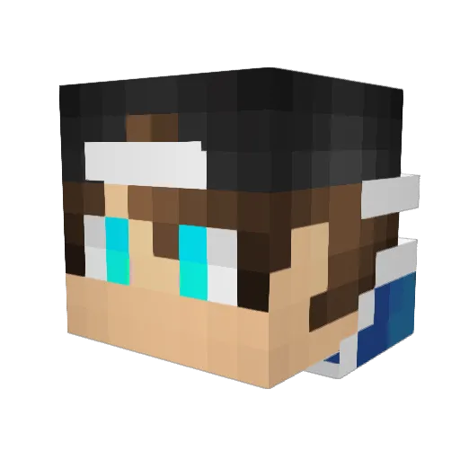 khd777333 Minecraft avatar head, 3D render