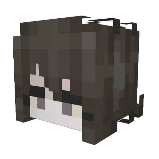 khd9 Minecraft avatar head, 3D render