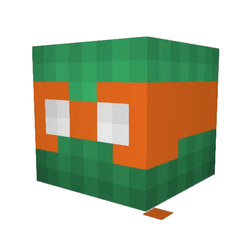 khedzxz Minecraft avatar head, 3D render