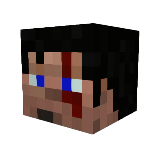 khelben02 Minecraft avatar head, 3D render