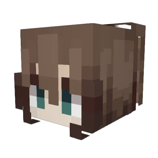 khemode Minecraft avatar head, 3D render
