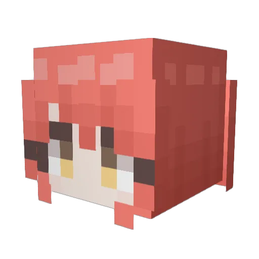 khh0xf Minecraft avatar head, 3D render