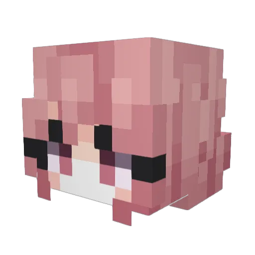 khh18 Minecraft avatar head, 3D render